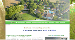 Desktop Screenshot of domaineducedre.fr